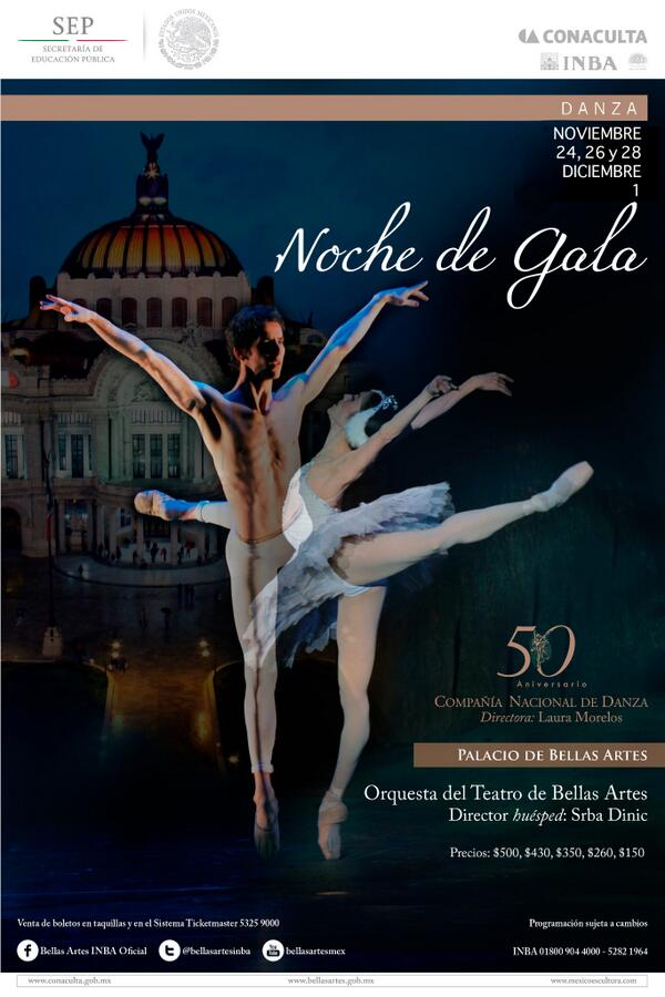 La <a href="/CiaNalDanzaMX/">CiaNalDanzaMX</a>, ganadora de las <a href="/LunasAuditorio/">Lunas del Auditorio</a>, te espera en el <a href="/PalacioOficial/">PalaciodeBellasArtes</a> en una gran "Noche de Gala".