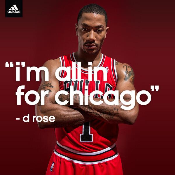 "I'm all in for Chicago" - #DRose