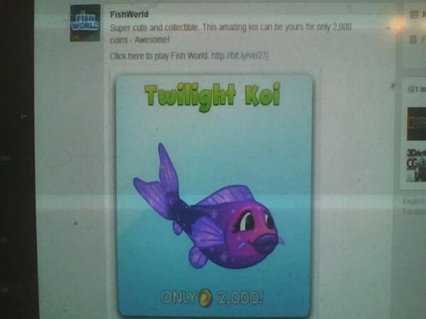 denturepony's tweet photo. ...Twilight Sparkle fish? http://t.co/27L2Qi91Ge