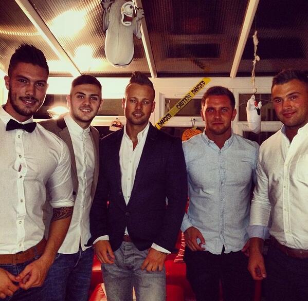 AdamMaxted's tweet photo. Us Bais looking sharp last night 👌😘 http://t.co/E0dXK4akwY