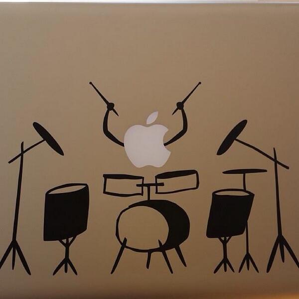 APindzo's tweet image. #apple #drums #love