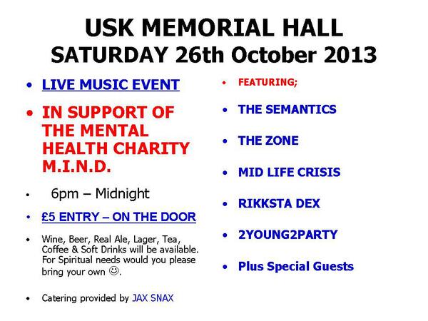 SemanticsBand's tweet photo. Six day countdown to the big one - bring your dancing shoes :-) http://t.co/yQGNTSX8Qi