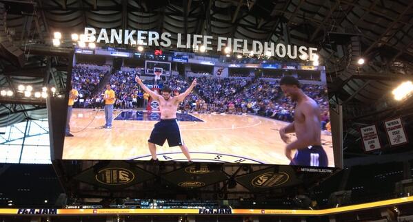 GainbridgeFH's tweet image. #NBARookie #twerking at #PacersFanJam