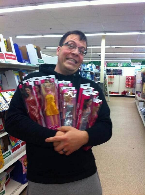 Mr_ABernier's tweet image. Finally found enough barbies for our Barbie Doll Bungee jump! #math20-3