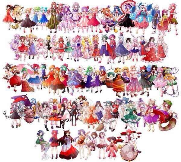 Twitter 上的 なまたま 東方キャラ１５人言える人は人間じゃないらしい から 人間じゃない人rt Http T Co Yll2ngt3ms Twitter