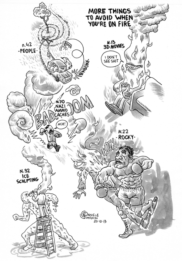 demigiant's tweet image. More things to avoid when you&apos;re on fire :P #sketch #notGamedev