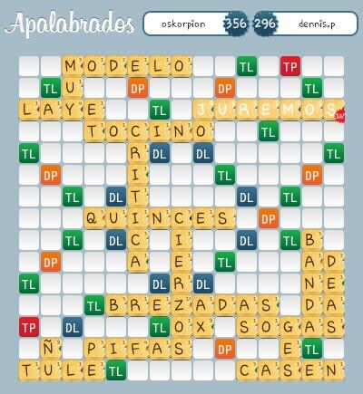 oskorpion's tweet photo. oskorpion jugó 'JUREMOS', 'JO' por 167 puntos contra dennis.p @Apalabrados #EtermaxGames http://t.co/WI6PkhUs67