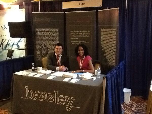 BreachSolutions's tweet photo. RT @PCIAA: Visit @BeazleyGroup at the #PCIAM13! Booth looks great! Come hear about cyber risk issues! http://t.co/GITUUXPwRG