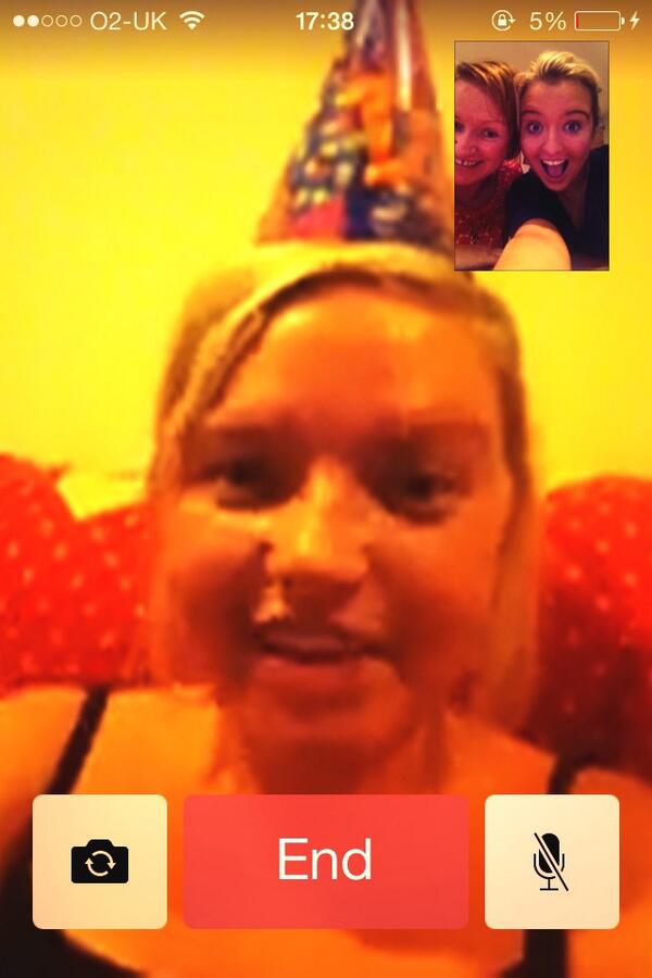 jenwaitex's tweet image. Answered FaceTime to this chick singing happy birthday with full decor and I started crying my eyes out #love #8week