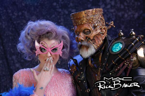 KellyOsbourne's tweet photo. Thank you so much @MACcosmetics & #RickBaker last night was so much fun! #macmonsters http://t.co/hRFYMToRlr