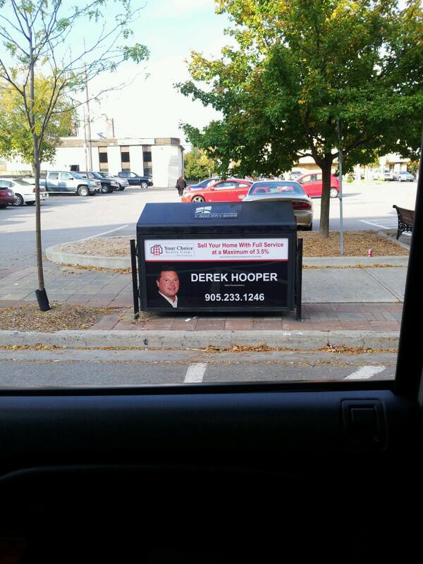 derekhooperone's tweet image. Just got my mug on a garbage can