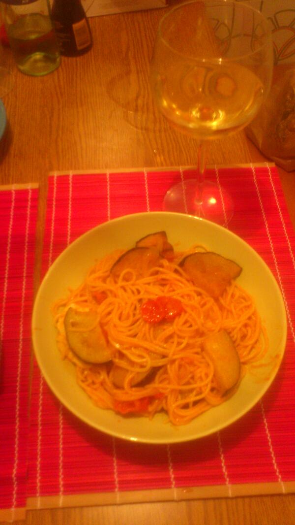 maimai_to_neko's tweet image. パスタ完成!いただきま~す☆