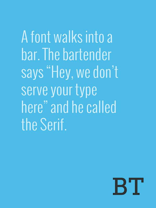 eeeyan's tweet photo. typographic jokes!
http://t.co/HXxJKUYBvk http://t.co/SiLRtuCHWE
