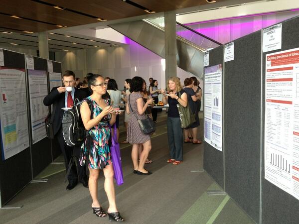 MeganFerguson99's tweet photo. Morning tea and posters. #AEA2013 #bcec http://t.co/LqavtzQST2