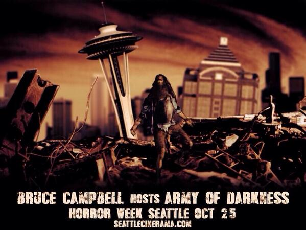 MikeEstesStunts's tweet photo. ... Next Friday in the Emerald City! @GroovyBruce hosts Seattle Horror week! Do it! http://t.co/t4Lmnx5xDc