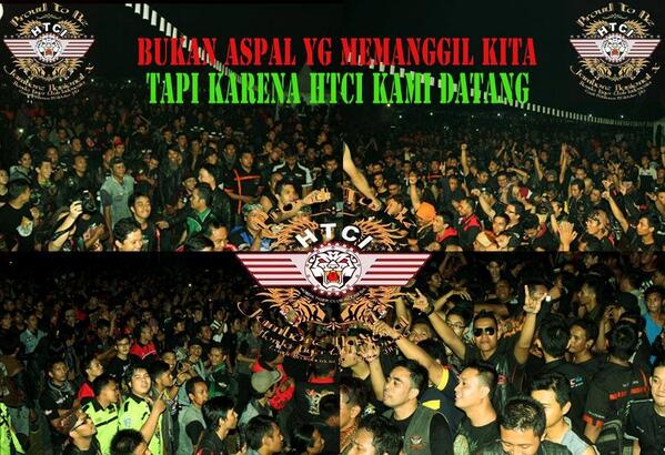 Bukan aspal yang memanggil.. Tapi karena HTCI kami datang..