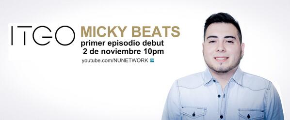 nunetworktv's tweet photo. Este 2 de noviembre 10PM espera el primer episodio de ITGO nueva serie de artistas locales con el DJ @michaelrabago http://t.co/UBksn9LndK