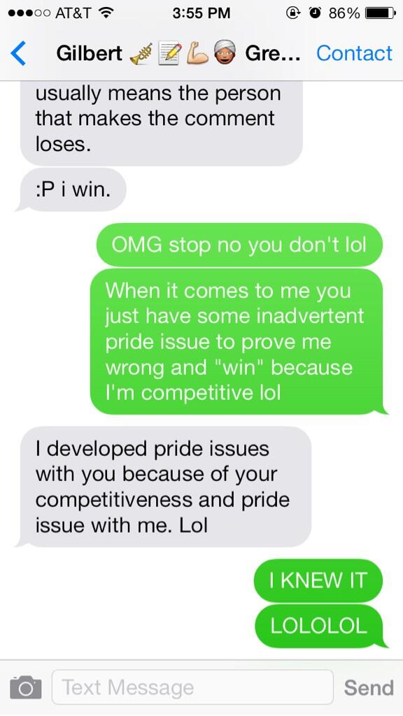 AllexLianne's tweet image. Basically our friendship. #prideissues 😂😂😂