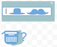 elGentscho's tweet image. Der Versuch #vanityURL und #Autor mit Google-Paint zu symbolisieren.