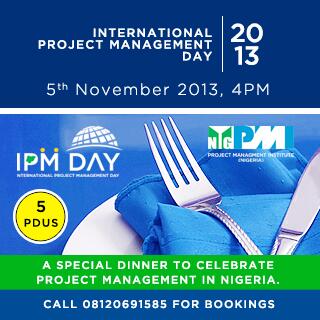 The largest congregation of project managers in Nigeria. It is the International Project Management Day 2013.