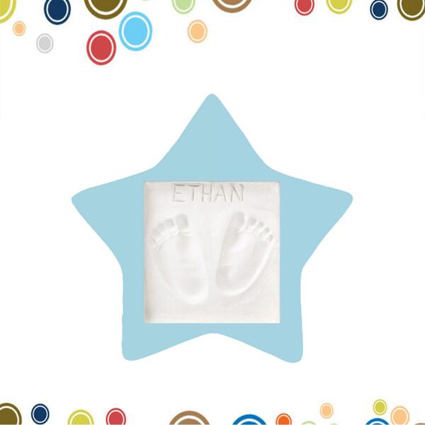 NetureTeam's tweet image. Baby handprint star frame kit (blue)
Item # NP 081