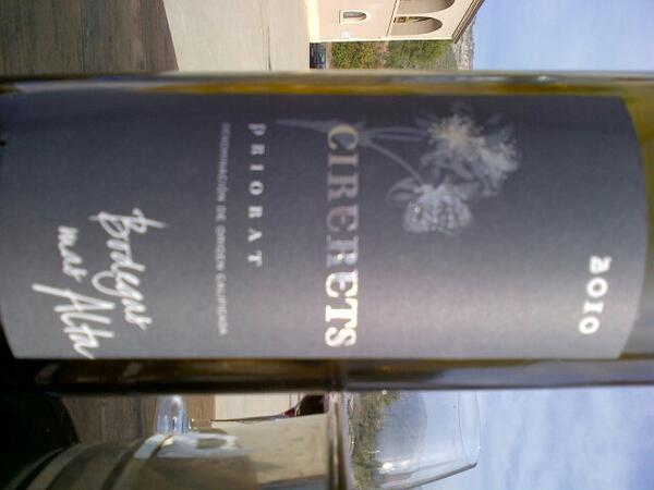 EGstarz's tweet photo. Wonderfully balanced Grenache+Carignan blend 2010 @MasAlta. Perfect expression of #priorat #DWCC13 http://t.co/2g9pWRySAu