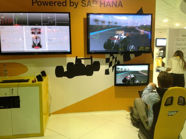 mahmoudahmed77's tweet image. Have you ever tried to drive a formula1 car? Don&apos;t mis the chance to try it #sapgitex  @SAPMENA :)