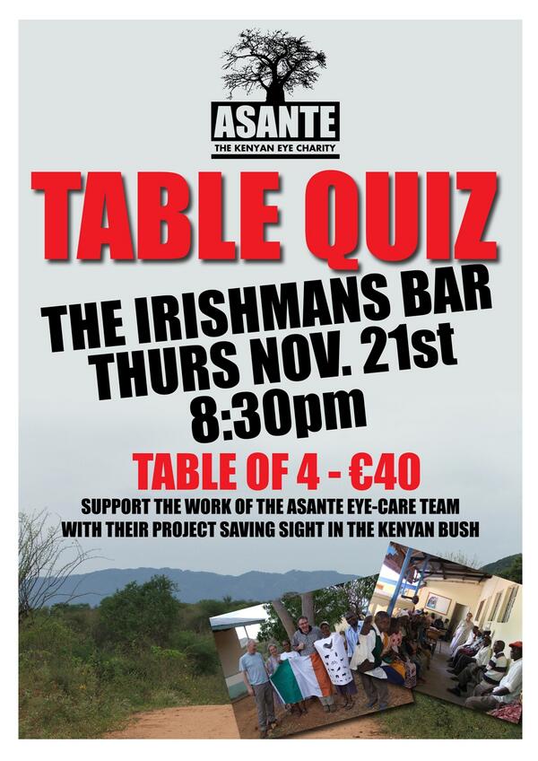 BrendanHarding's tweet photo. #Carlow #Ireland Asante #Kenya eye charity fundraiser @Carlow_Business @CarlowCountyMus http://t.co/AO1BY4ykrL