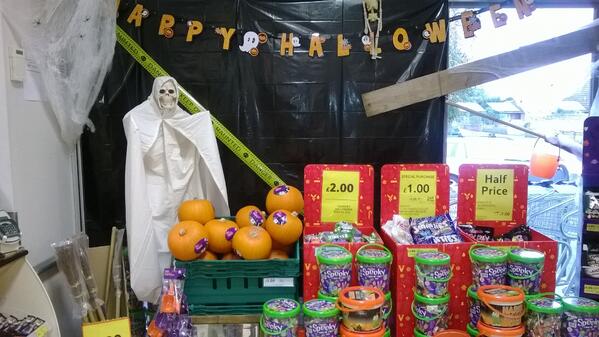 Clearly getting into the Halloween spirit in Histon! Great work.