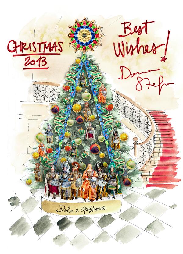 BREAKING NEWS We are so excited to announce that <a href="/dolcegabbana/">Dolce&Gabbana</a> will be designing our Christmas tree 2013!
