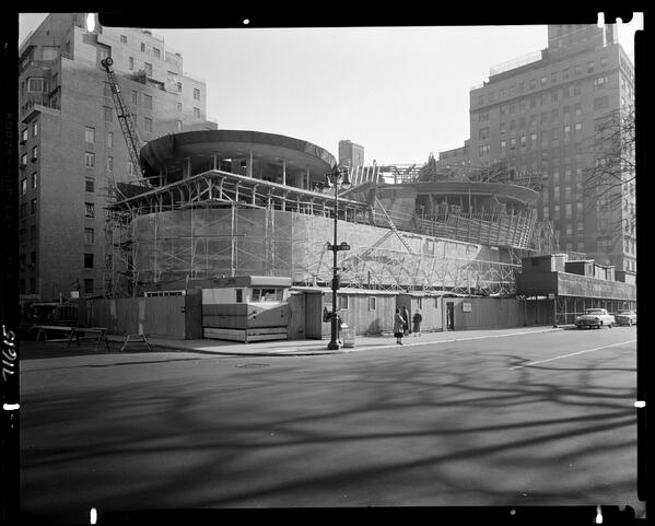 Guggenheim's tweet image. RT @BeschlossDC Frank Lloyd Wright's @Guggenheim Museum NYC opened today 1959: