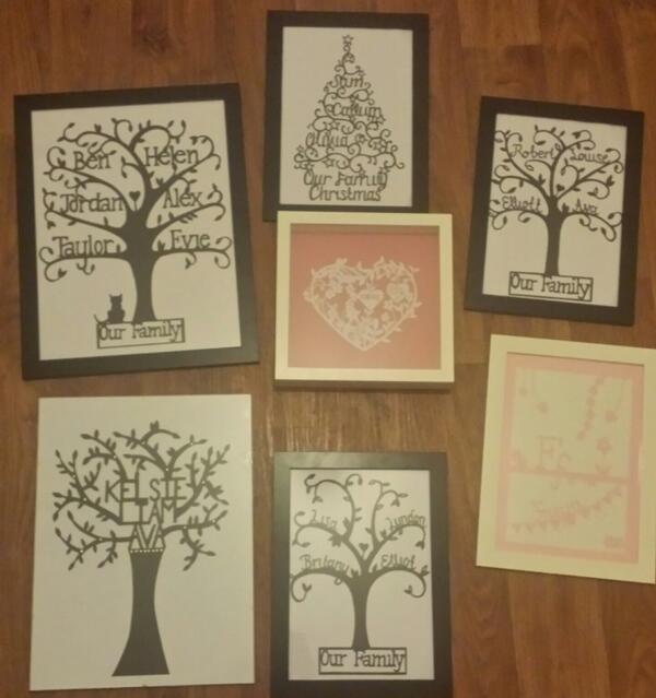 hayleyspicbox's tweet photo. Ready for their new homes #papercut #home #frame http://t.co/8U8gSbW5IK