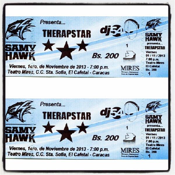 egarciaserra's tweet image. Falta Poco para el gran día! 1 Nov, Teatro Mires, Sta Sofia, El Cafetal, Caracas #THERAPSTAR @SamyHawkOficial