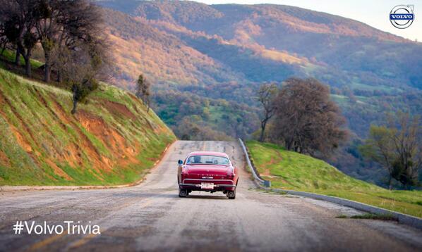 VolvoCarUSA's tweet photo. Tune in for Irv Gordon #VolvoTrivia everyday this wk @ 4pm EST! The 1st person to answer correctly wins a prize! http://t.co/31JdJ02Rbh