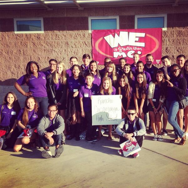 care4ca's tweet photo. #CARE4CA Rancho HS http://t.co/o8Jl2jK7FW