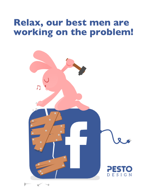 pestodesign's tweet photo. Facebook was bit broken today, no posts, photos or likes... So I made this drawing finally when it was back :) http://t.co/5dOy5oIv1g