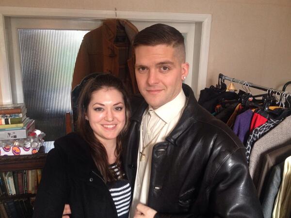 adamalexactor's tweet image. And with the gorgeous @beccimapes MUA #TwoDown #Film @fizzgingerfilms