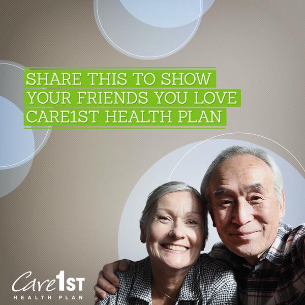 MyCare1st's tweet photo. MEMBERS: Retweet this to show your friends you love Care1st Health Plan! http://t.co/4z12BSZQeA http://t.co/MOIPjO8Nnt