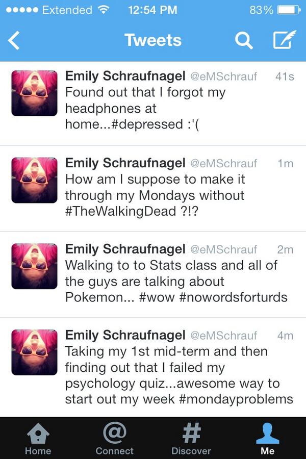 eMSchrauf's tweet image. I got twitter crazy...#ohwell #ThisNeedsToStop #ImOutOfControl