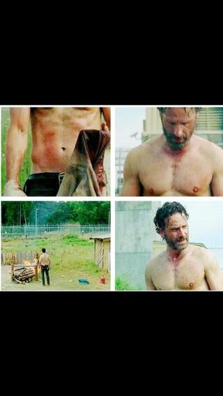Lesley_esp's tweet image. Hottest scene in last night's episode 😵😍❤️ #AndrewLincoln #Shirtless
