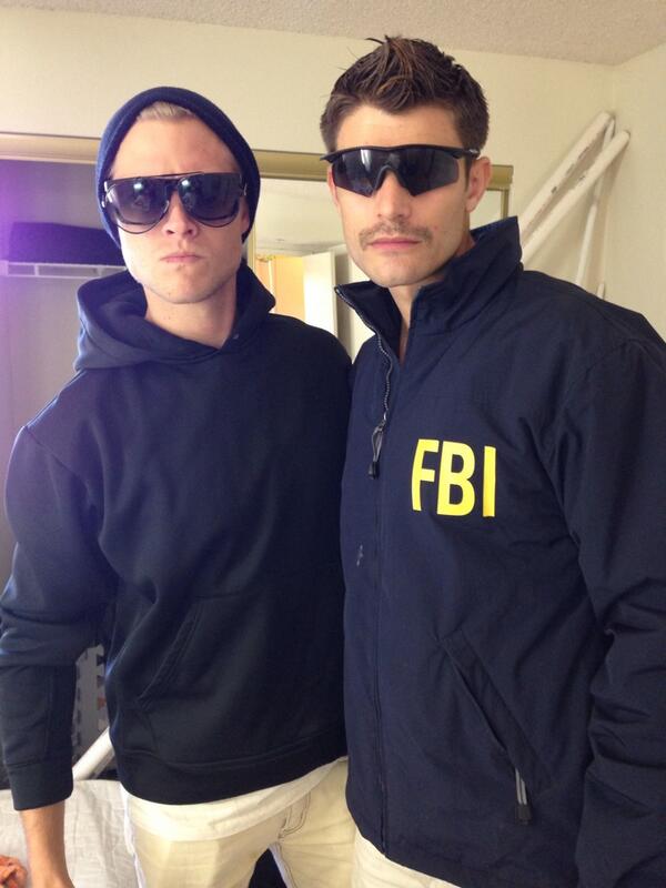 ModelIdiots's tweet photo. Tomorrow's brand new Model Idiots has it all: Violence. Nudity. Guest star and...why are they dressed as cops? #Woah http://t.co/sGkCWz9nKa
