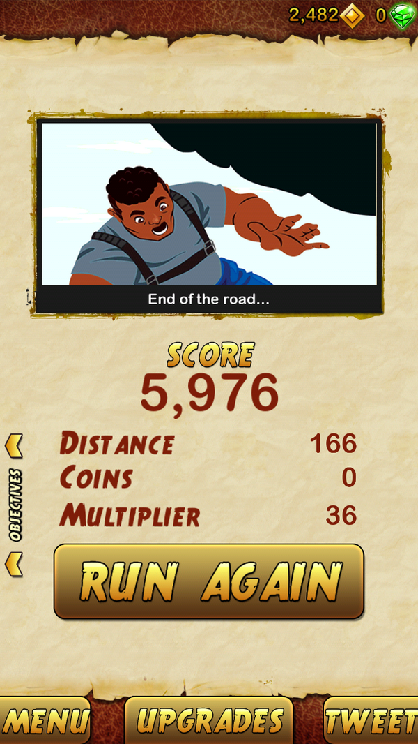 AngieBerry28's tweet photo. I got 5976 points while escaping from a Giant Demon Monkey. Beat that! http://t.co/CBuYKcjulb http://t.co/lBpaCeU3OT