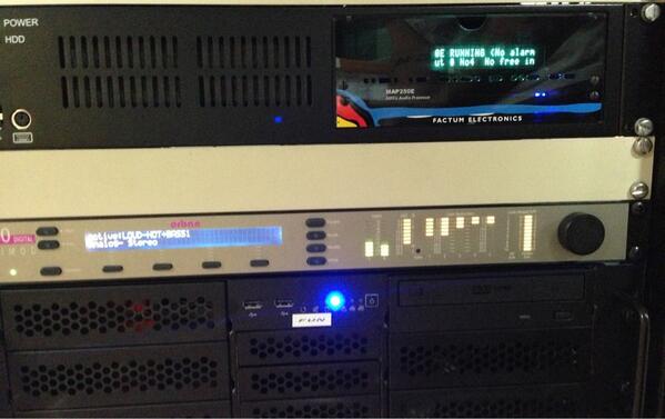 JamesDabPlus's tweet image. So here goes.. Our next DAB+ is switched on for testing before official launch, the techs are picking the tunes!