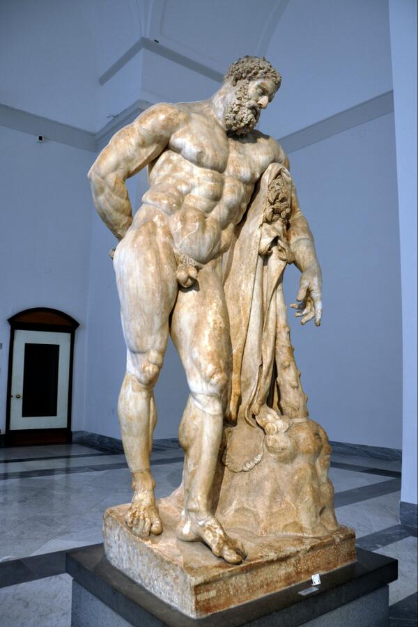 CaracallaBaths's tweet photo. New Statue of Hercules Farnese came in today! I think our caladium just got a little hotter... http://t.co/Wu0ey1wFLN