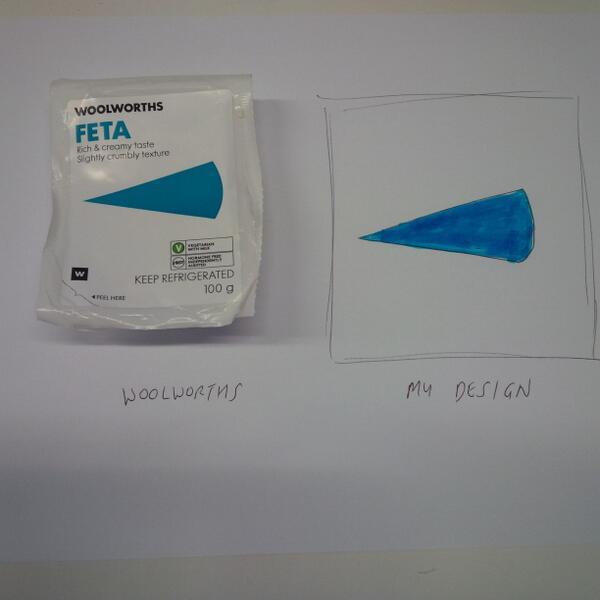 ryanrabinowitz's tweet photo. Not too chuffed with Woolworths either. Seems that my design has also been stolen #fetafraud http://t.co/rLkIKq9pPV