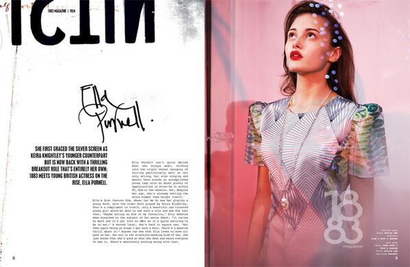 From The Shining Issue interview with #EllaPurnell by <a href="/ceri_dee/">Ceri Davies</a> wearing Ilse <a href="/wolfandbadger/">Wolf & Badger</a> bit.ly/URdiJA