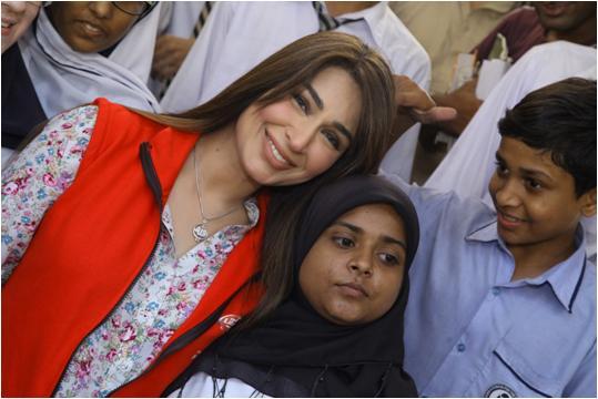 Reema_official's tweet photo. Going hand in hand with Lifebuoy for school visits and meeting young kids.  #missionhealthyPakistan http://t.co/Isdxd81ugZ