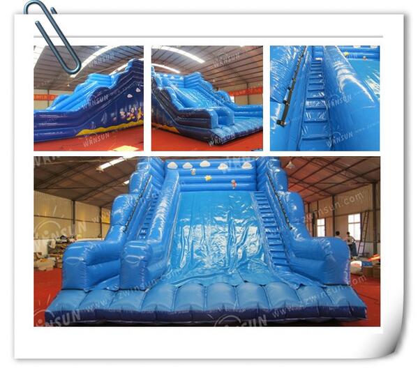 inflatablews's tweet image. NEW stock--Giant slide, use for zorb ball and sliding.