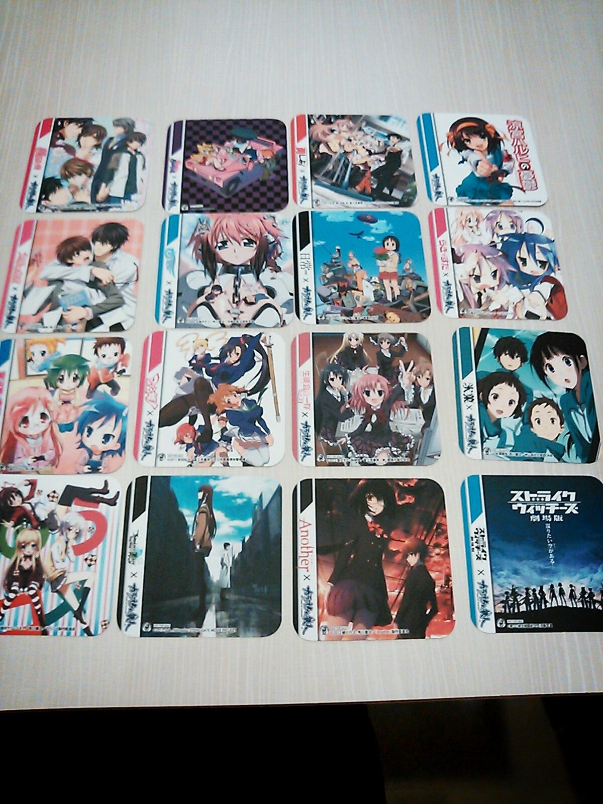 カラ鉄公式アニメゲーム情報 角川書店アニメ祭り カラ鉄 コースター16種類並べてみました 揃えると圧巻ですな ﾟ ﾟ ﾉ Http T Co Iptmnlxkpu Http T Co Zwh25qzl1e Twitter