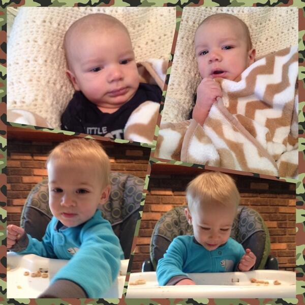 zebraphant's tweet image. Breakfast with my boys :)